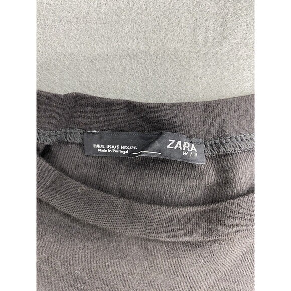 Zara Women’s Shirt Size Small Scream Rock Place of Freedom Graphic 3/4 Sleeve - Picture 5 of 10
